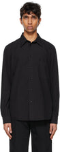 Lemaire Black Regular Shirt - Chemise régulière noire du Lemaire - lemaire 검은 일반 셔츠