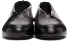Lemaire Black Stitch Slippers