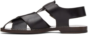 Lemaire Black Strap Sandals