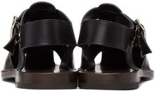 Lemaire Black Strap Sandals
