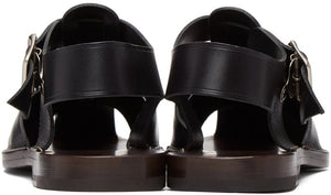 Lemaire Black Strap Sandals