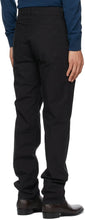 Lemaire Black Tapered 5 Pocket Trousers