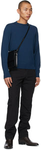 Lemaire Black Tapered 5 Pocket Trousers