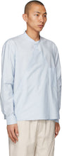 Lemaire Blue Wrapover Shirt