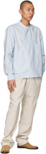 Lemaire Blue Wrapover Shirt