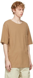 Lemaire Brown CrÃªpe Jersey T-Shirt