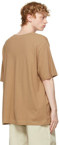 Lemaire Brown CrÃªpe Jersey T-Shirt