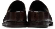 Lemaire Brown Leather Flat Mules