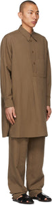 Lemaire Brown Liquette Shirt
