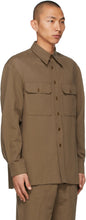 Lemaire Brown Officer Shirt