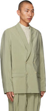 Lemaire Green Belted DB Blazer