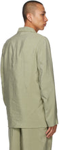 Lemaire Green Belted DB Blazer