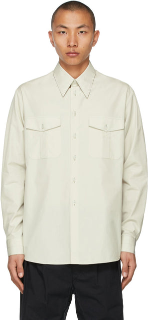 Lemaire Green Military Shirt - Chemise militaire verte Lemaire - lemaire 그린 군사 셔츠