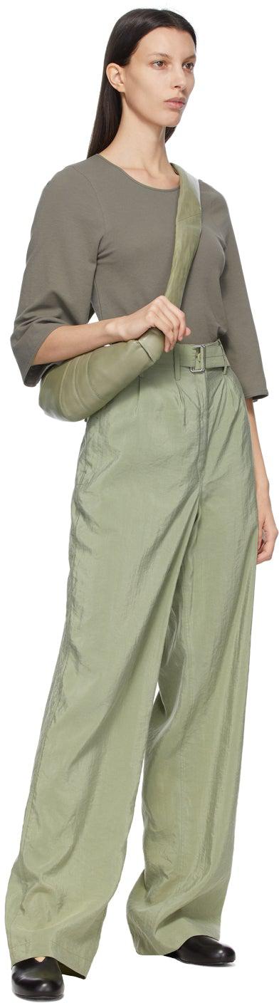 Lemaire Grey CrÃªpe Jersey Three-Quarter Sleeve T-Shirt