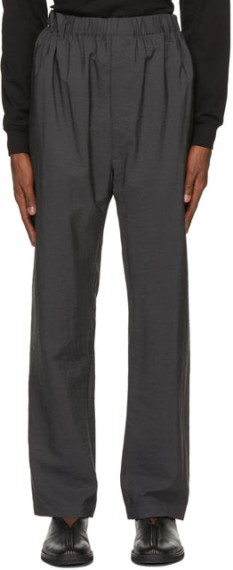 Lemaire Grey Elasticated Trousers - Pantalon élastiqué gris Lemaire - lemaire 그레이 탄성 바지
