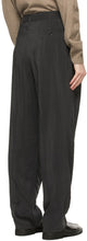 Lemaire Grey Silk Loose Trousers