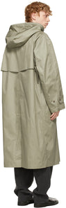 Lemaire Grey Technical Trench Coat