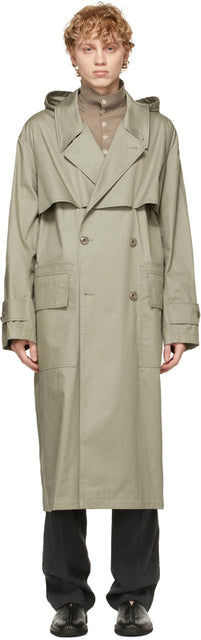Lemaire Grey Technical Trench Coat - Trench-coat technique gris de Lemaire - lemaire 그레이 기술 트렌치 코트