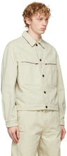 Lemaire Off-White Denim Trucker Jacket