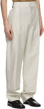 Lemaire Off-White Pleated Military Chino Trousers