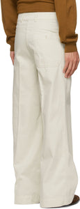 Lemaire Off-White Wide-Leg Jeans