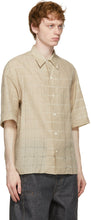Lemaire SSENSE Exclusive Beige Woven Short Sleeve Shirt