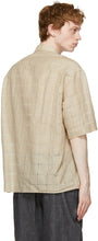 Lemaire SSENSE Exclusive Beige Woven Short Sleeve Shirt