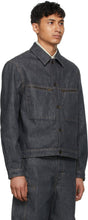 Lemaire SSENSE Exclusive Grey Denim Trucker Jacket