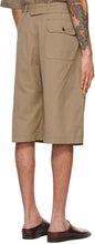 Lemaire Tan Belted Shorts