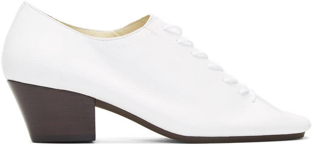 Lemaire White Heeled Derbys - Lemaire White Heeled Derbys - lemaire 흰색 뒤꿈치 derbys.