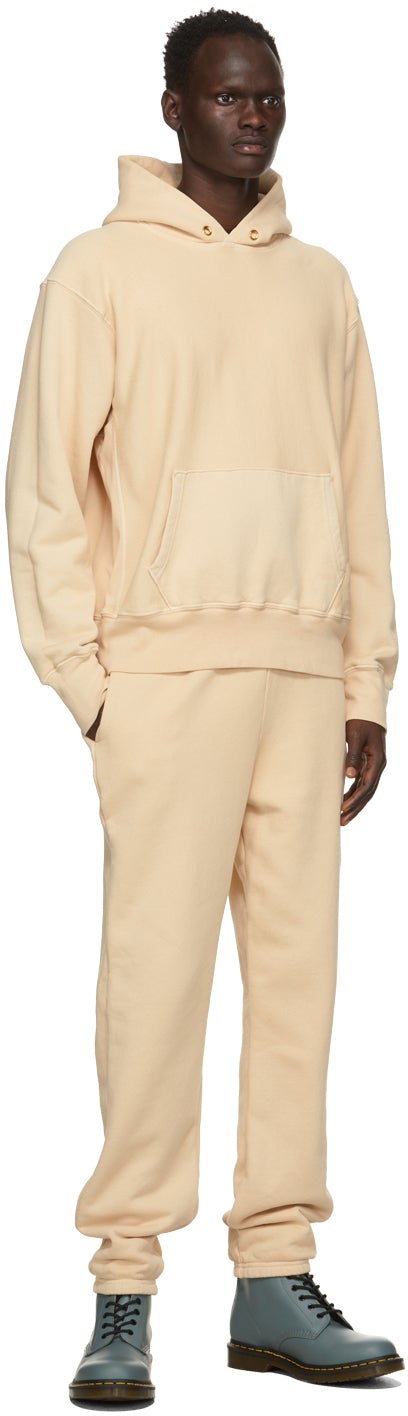 Les Tien Beige Heavyweight Classic Lounge Pants