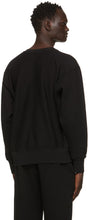 Les Tien Black Heavyweight Crop Sweatshirt