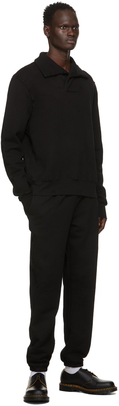 Les Tien Black Heavyweight Yacht Sweatshirt