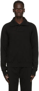Les Tien Black Heavyweight Yacht Sweatshirt - Sweat-shirt de yacht Heavy poids lourd Les Tien - 레티엔 블랙 헤비급 요트 스웨터