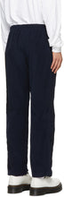 Les Tien Navy Oversized Corduroy Trousers