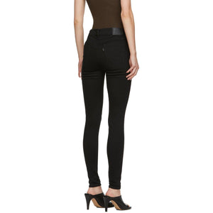 Levi's Black 720 High Rise Super Skinny Jeans