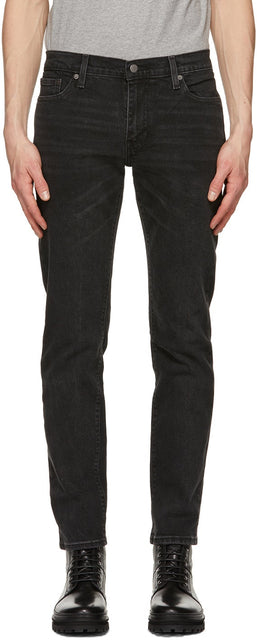 Levi's Black Faded 511 Slim Flex Jeans - Levi's noir fané 511 Slim Flex Jeans - Levi 's Black Faded 511 슬림 플렉스 청바지