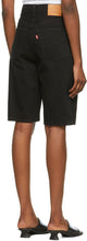 Levi's Black High Loose Bermuda Shorts