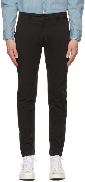 Levi's Black Slim XX Chino Trousers - Levi's Black Slim XX Chino Pantalons - Levi의 검은 색 슬림 xx 치노 바지