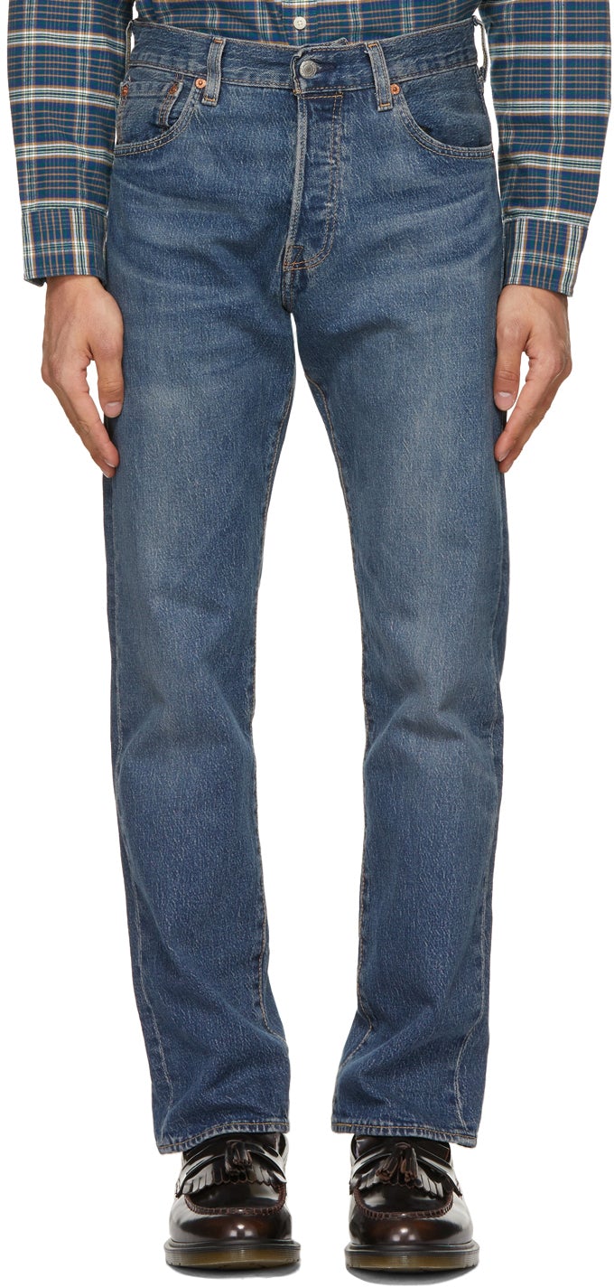 Levi's Blue 501 '93 Straight Jeans - Levi's Blue 501 '93 Jeans droite - 레비의 블루 501 '93 스트레이트 청바지