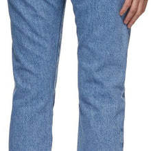 Levi's Blue 501 Cropped Jeans