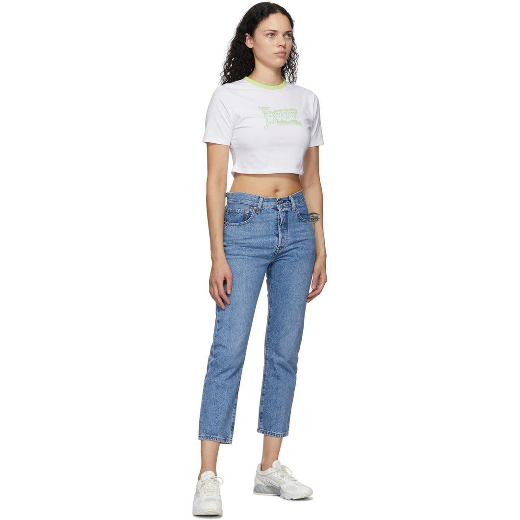 Levi's Blue 501 Cropped Jeans - Levi's Blue 501 Jeans coupés - Levi 's Blue 501 자른 된 청바지