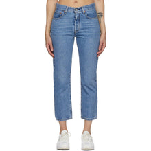 Levi's Blue 501 Cropped Jeans