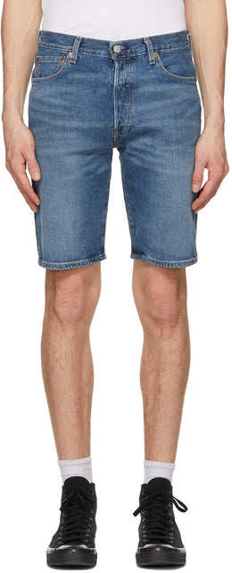Levi's Blue 501 Shorts - Levi's Blue 501 Shorts - Levi의 블루 501 반바지