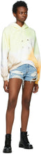 Levi's Blue Denim Ripped 501 Original Shorts
