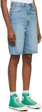 Levi's Blue High Loose Bermuda Shorts
