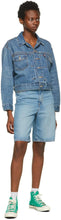 Levi's Blue High Loose Bermuda Shorts