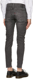Levi's Grey 512 Slim Taper Flex Jeans
