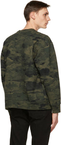 Levi's Khaki Camo Relaxed Crewneck Sweatshirt