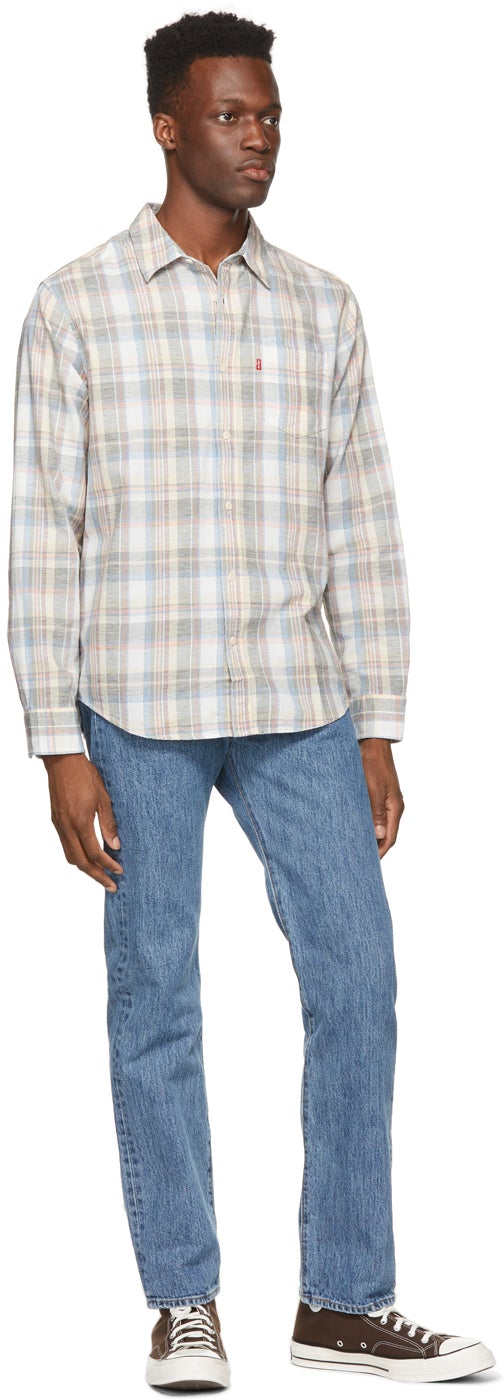 Sunset one sales pocket shirt levi's